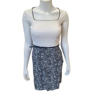 Alex Marie Petite Belted Dress 2P Career Office Church Modest Workwear
